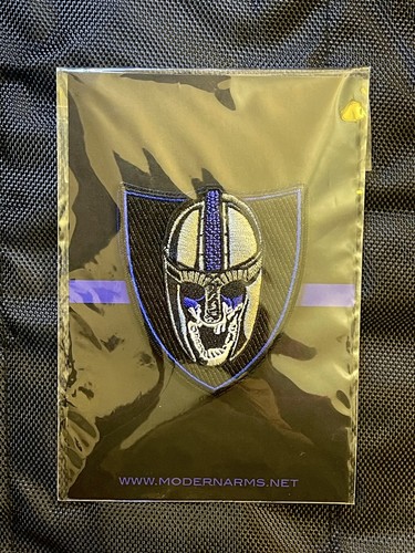 Blue Line Viking Tactical Morale Patch, Modern Arms Patch, Embroidered