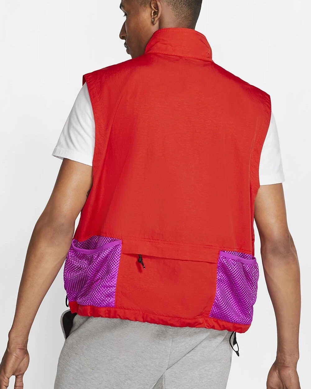 New Nike ACG Vest Gilet BQ3619-634 Habanero Red/Purple - Men's Size Large thumbnail 3