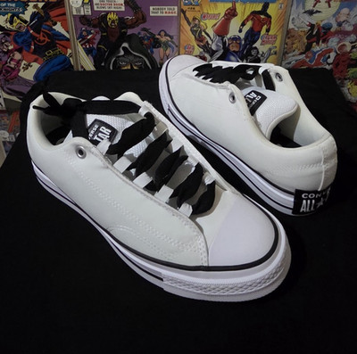Converse Chuck Taylor All Star Men s Low Top Lace-Up Sneakers White/Black
