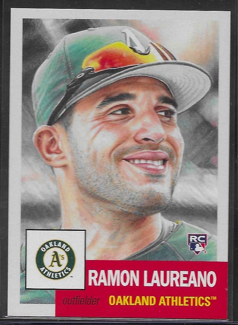 2019 TOPPS LIVING SET # 182 RAMON LAUREANO RC Rookie Oakland Athletics