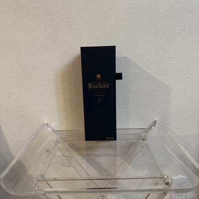 Johnnie Walker Blue Label Scotch Whiskey - Empty Bottle w/ Display Box 