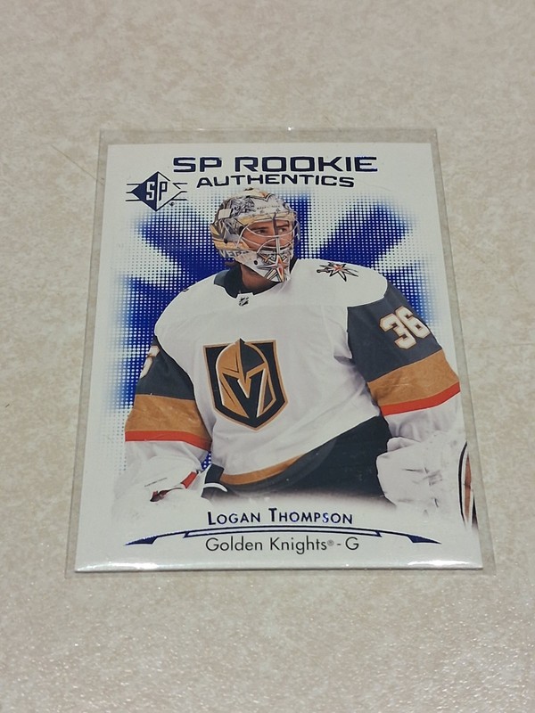 2021-22 SP - SP Rookie Authentics Logan Thompson #111 Blue (RC)