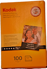 Kodak Ultra Premium Photo Paper 4x6 High Gloss 75 Sheets White Color2012 Printer