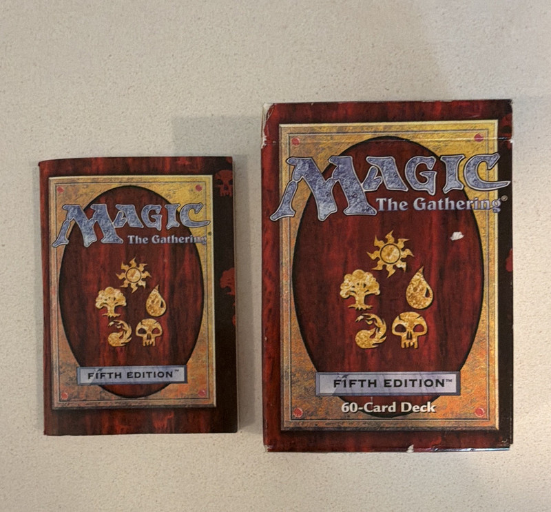 Wizards of the Coast Magic The Gathering Fifth Edition Starter Deck Box/Manual