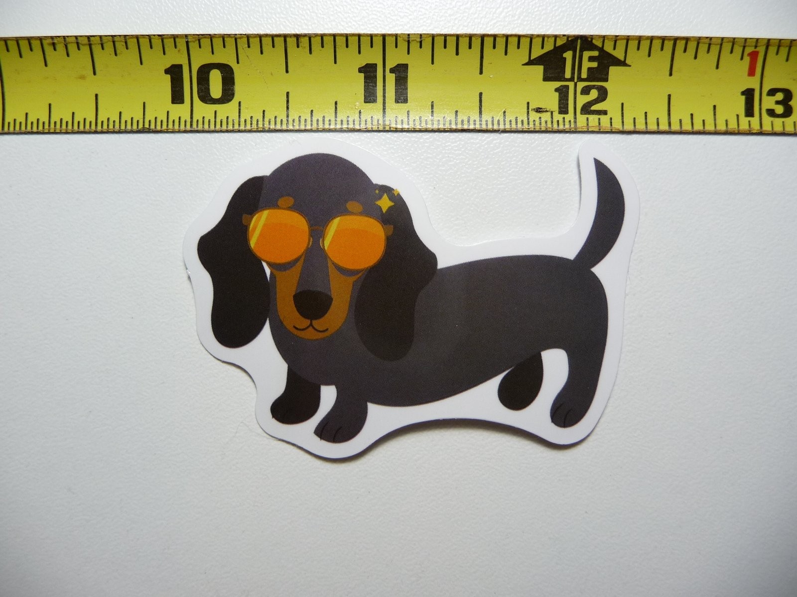 Dachshund Dog Sticker Decal with Sunglasses Pride Pet Cute Sun Star