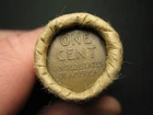 🔥ESTATE SALE COINS! PENNY ROLL 1909 VDB LINCOLN WHEAT CENT BOTH ENDS🔥 LOT 14x