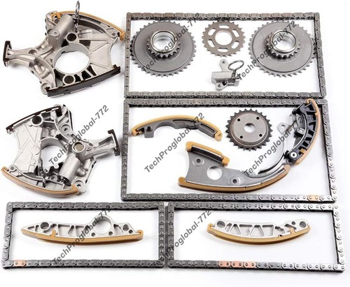 Timing Chain Kit 059109469F for AUDI 3.2 FSI AUK A4 B7 C6 Tensioner+Spacer+Chain - Picture 2 of 7