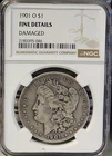 1901-O $1 MORGAN SILVER DOLLAR ....(90% silver).....we have combine shipping.