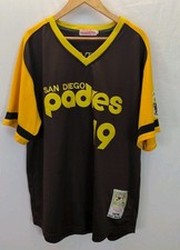 Tony Gwynn San Diego Jersey Men’s XL 1978 Padres Road Brown Retro Throwback 1978