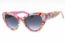 KATE SPADE PAISLEIGH/S OBL 9O Sunglasses Pink Frame Gray Lenses 55mm