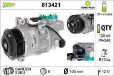Kompressor Klimaanlage VALEO CORE-FLEX 813421 für BMW E91 E87 E90 12V 3er 1er