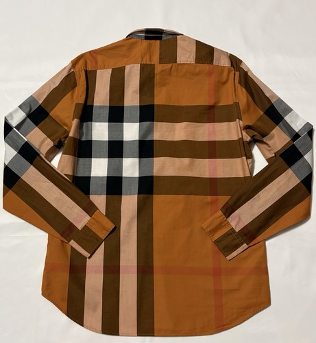 BURBERRY Shirt IP Check Large L Orange - Afbeelding 16 van 19