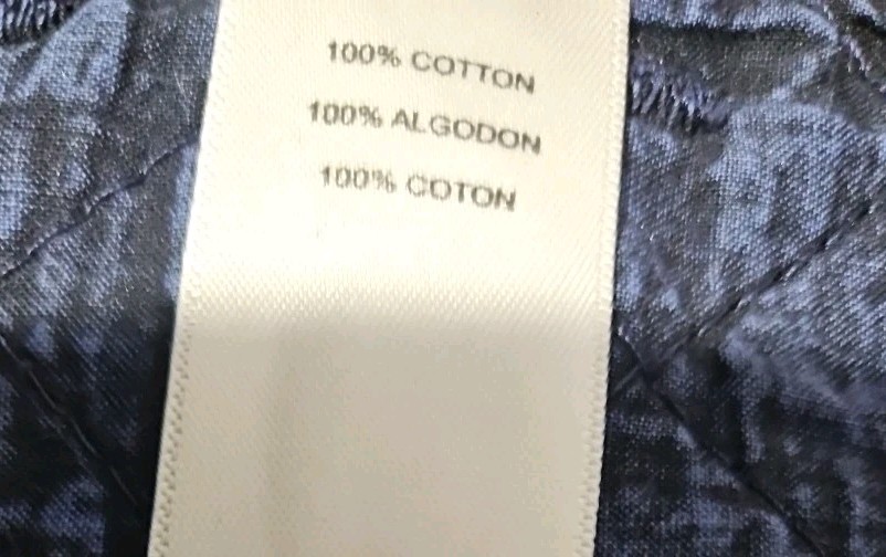 Chinco's Women’s Size 2 (Large Or Size 12) Quilted Look Denim Jacket