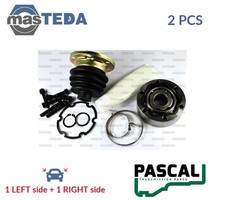 G7F002PC DRIVESHAFT CV JOINT KIT PAIR TRANSMISSION END PASCAL 2PCS NEW