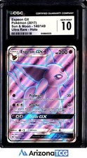 Pokemon 2017 Espeon GX 140/149 Holo Ultra Rare Sun & Moon GEM MINT CGC 10 on eBay