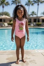 Hello Kitty Hawaii Swimsuit Size 7/8 NWT 25 MSRP