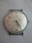 Vintage 1961 Timex 400 17 Jewels Silver Tone Mechanical Men's Watch ~ Runs (G)