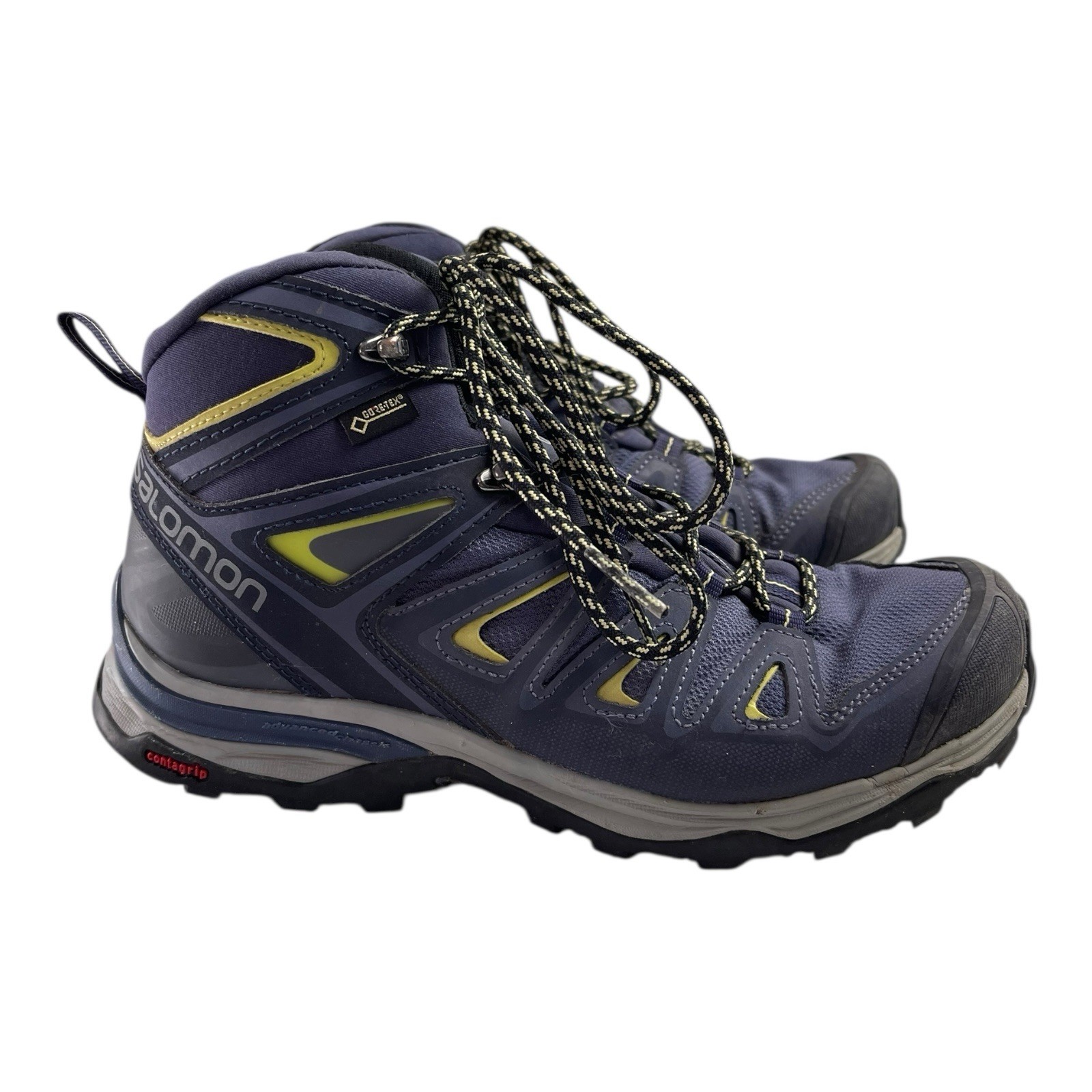 Scarpe da trekking SALOMON X in pelle ultra viola taglia 8