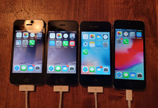 LOT OF 4 - Apple iPhone 4s  iPhone 5 - 16 GB - Black Verizon - Good Condition