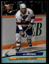1992-93 Ultra #183 Jeff Brown St. Louis Blues
