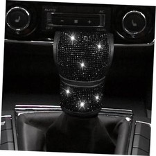 Bling Auto Gear Shift Knob Cover, Car Knob Gear Stick Protector, Auto Black