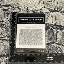 Stampin Up TWISTED ROPE 3D 161545 Embossing Folders  Nautical