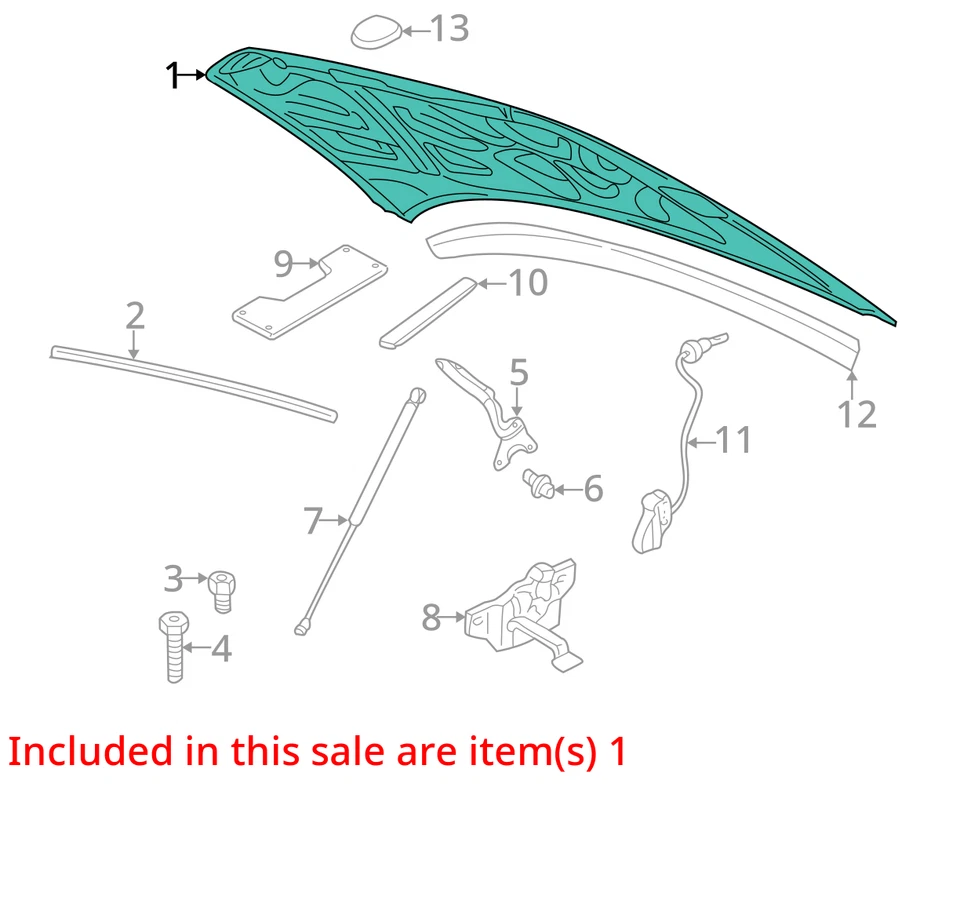 CAPÓ CHRYSLER 5003088AD NUEVO OEM 5003088AD Foto 2 de 3