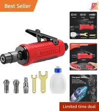 Pneumatic Straight Die Grinder Aluminum 25000RPM Cutting Polishing Grinding