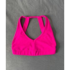 Jo Jax Sports Bra Dance Pink Tri-Top Child L 12-14 