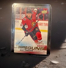 2019-20 Upper Deck - Young Guns Scott Sabourin #220 UD Exclusives /100 (RC)