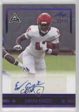 2021 Leaf Memories 1991 Base Purple Spectrum 22/30 Emeka Emezie Auto 17wc
