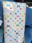 Louis Vuitton Murakami Multicolor Sarah Long Wallet White Used with COA — photo 7