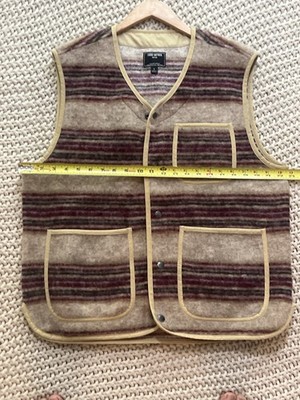 Todd Snyder Wool Workwear Vest Striped Made in Portugal Men s Large L NWOT 