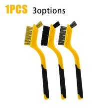 7 Inch Wire Brushes Stainless Steel Scratch Brushes With Curved Handle Grip