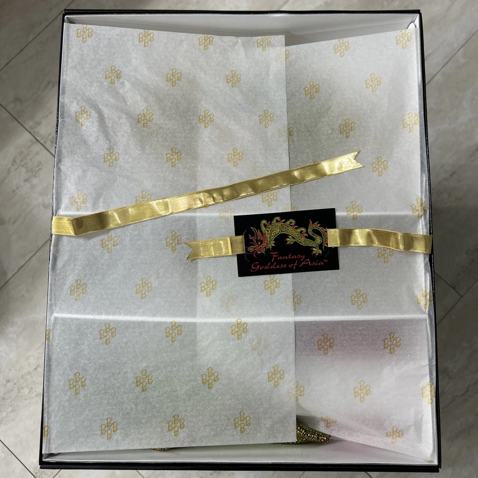 Muñeca Barbie Bob Mackie 1998 Edición Limitada 20648 De Colección Fantasía Diosa Asia Nueva Foto 3 de 4