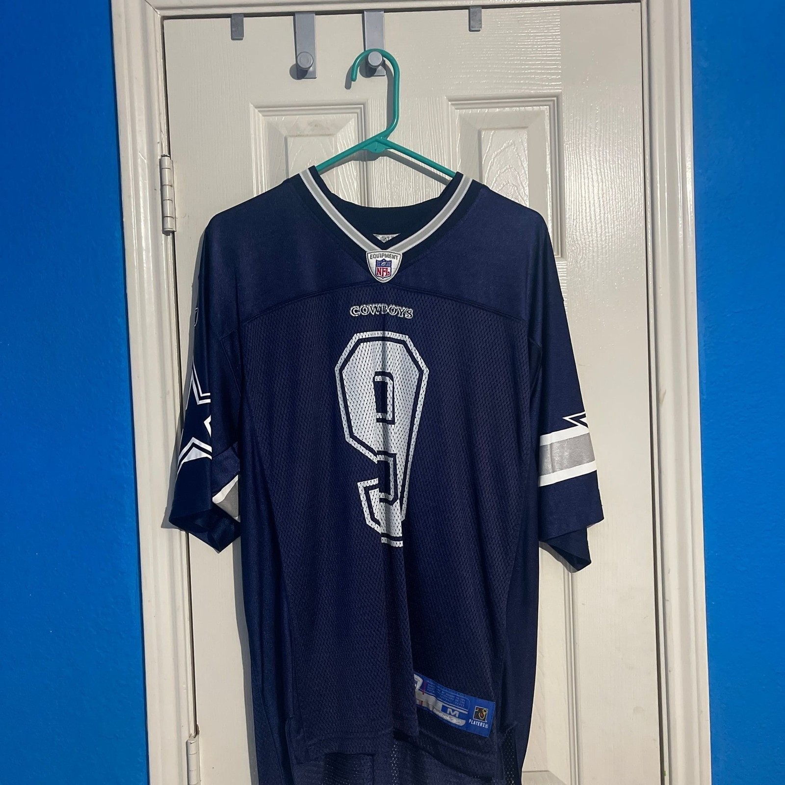 Vintage Reebok Dallas Cowboys Tony Romo #9 NFL Equipment Jersey Size M