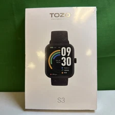 TOZO S3 Smartwatch Fitness Tracker with Heart Rate Monitor, Sleep Monitor NEW