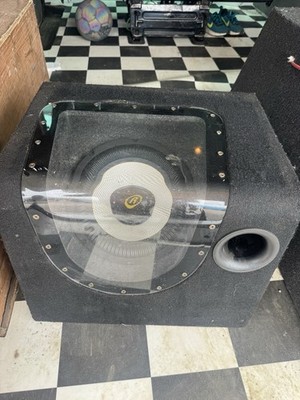  RIPSPEED BASS BOX SUBWOOFER AUTO BELÜFTET 8 ZOLL GWO KOSTENLOSER VERSAND IN UK 