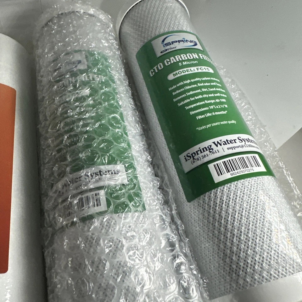 iSpring Reverse Osmosis RO Replacement Water Filter Pack -1 Year Supply X 7 Pcs - Image 4 of 4