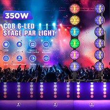 350W COB Strip Retro Lights Stage RGB Par Lights Fill Light Outdoor Club Wedding