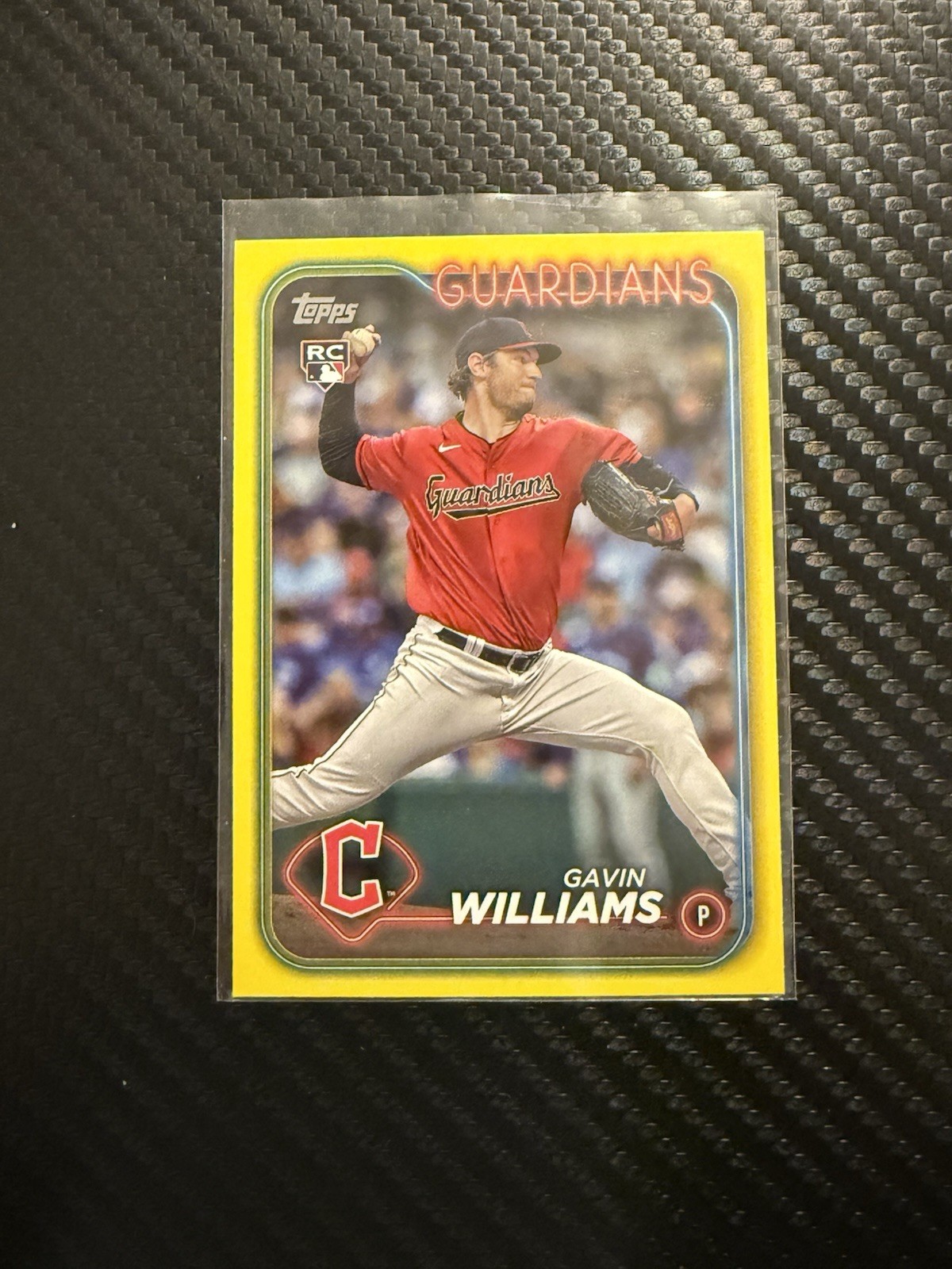 2024 Topps Series 1 - Gavin Williams #242 Yellow Foil (RC)