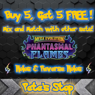 Pokemon Karten - Mega Evolution: Phantasmal Flames Holos & Reverse Holos - TCG
