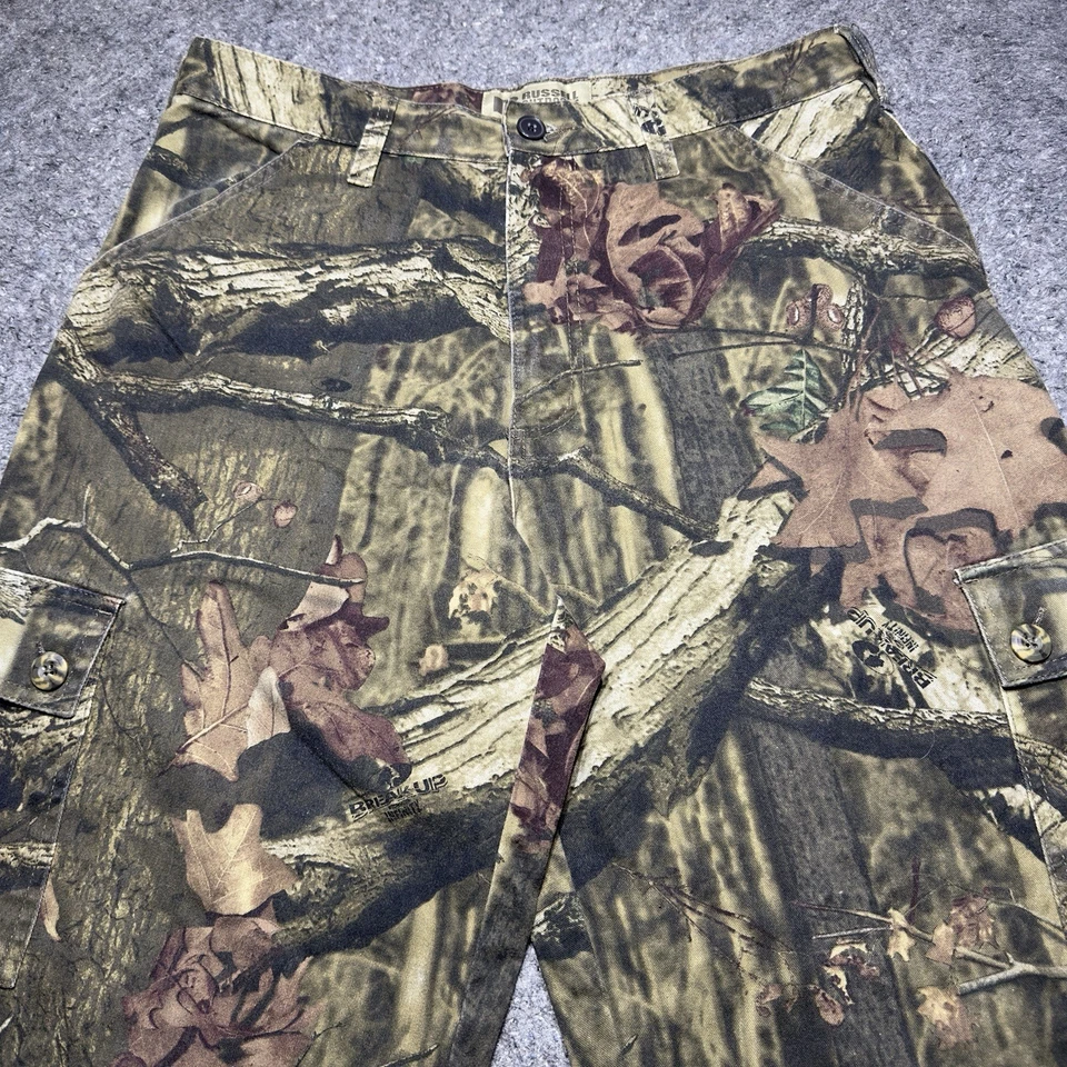 Pantalones cargo Russell Outdoors camuflados Break Up Infinity para hombre M 32x32 lona de caza Foto 2 de 4
