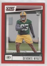 2022 Score Rookies Red Devonte Wyatt #361 0m3b