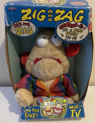 Zig Vintage Handpuppe 18 Zoll Stofftiere Plüsch verpackt 1993 90er von Collectables