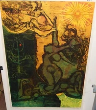 DICK SWIFT THE CREATION OF EVE LIMITED EDITION HAND SIGNED LITHOGRAPH LISTED