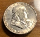 1949-S Franklin Half Dollar AU/Uncirculated Condition SKU# 34035