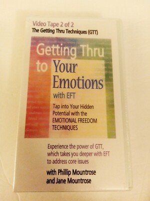 Getting Thru to Your Emotions with EFT The Getting Thru Techniques VHS Tape New