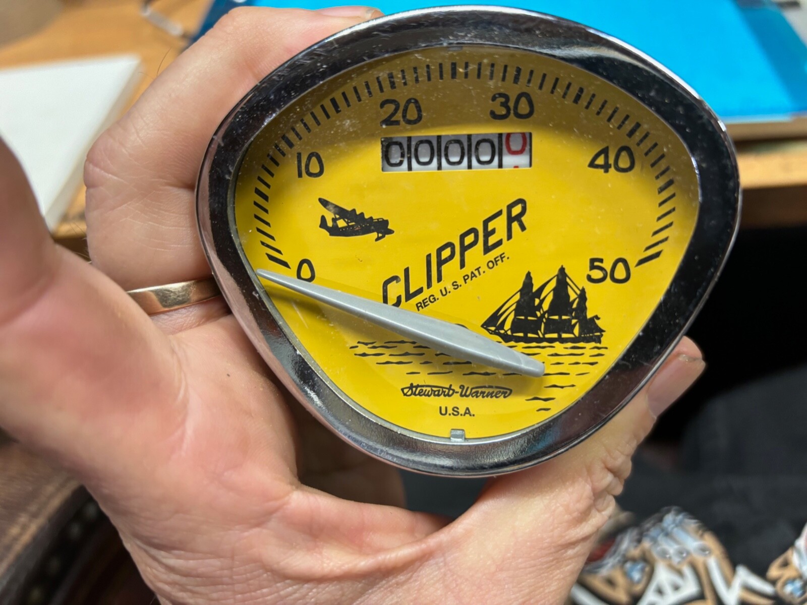 Bicycle Speedometer Stewart Warner HEAD ONLY  ALL METAL USA SUPER DEAL