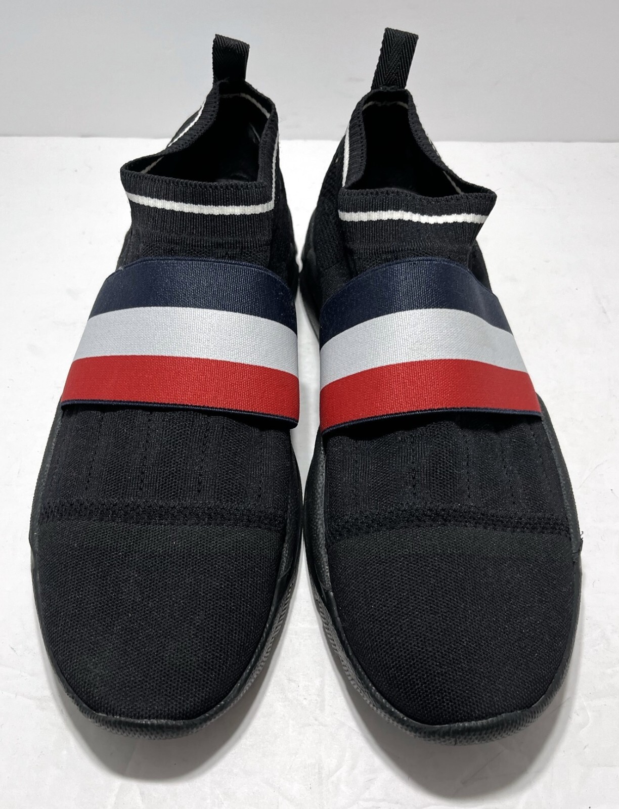MONCLER MEN'S 'ADON' BLACK SOCK SNEAKERS, 42, $750 - Picture 4 of 12
